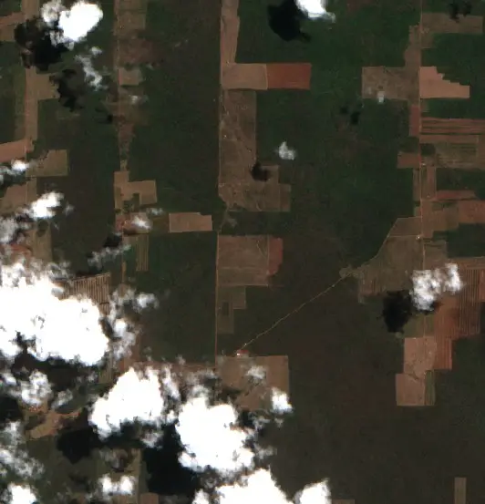 After — San José de Chiquitos (Sentinel-2, 2026-10-02)
