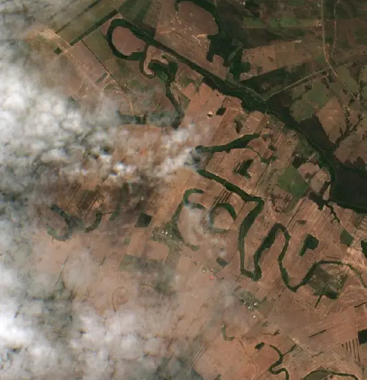 Después — El Puente (Sentinel-2, 2026-09-15)