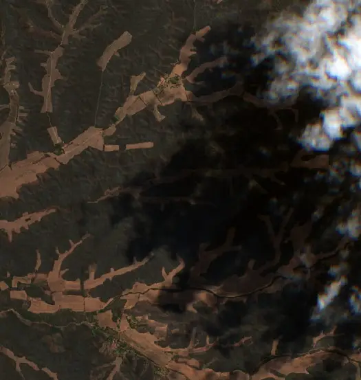 After — Municipio Gutiérrez (Sentinel-2, 2026-09-18)