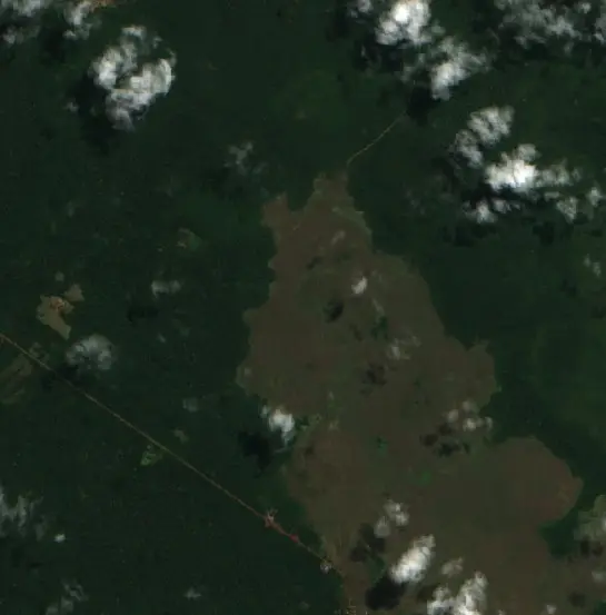 Después — Municipio San Lorenzo (Sentinel-2, 2026-09-14)