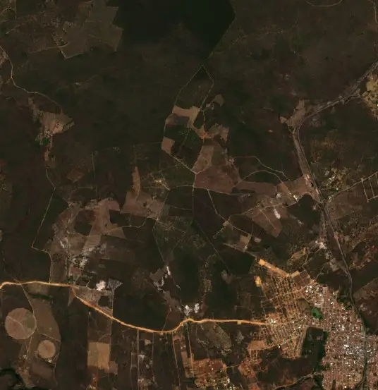 Depois — Cândido Sales (Sentinel-2, 2026-09-29)