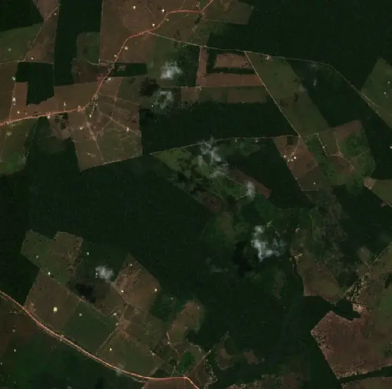 Antes — Senador José Porfírio (Sentinel-2, 2026-08-25)