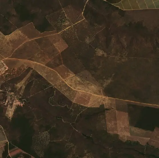 After — Águas Vermelhas (Sentinel-2, 2026-10-01)