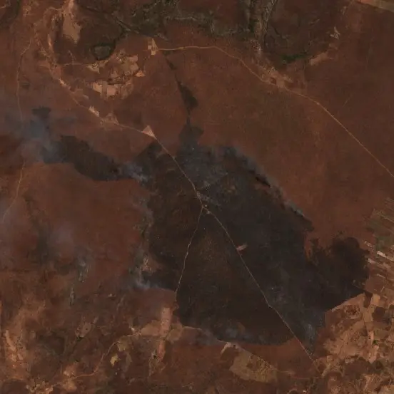 Depois — Santa Cruz do Piauí (Sentinel-2, 2026-09-14)