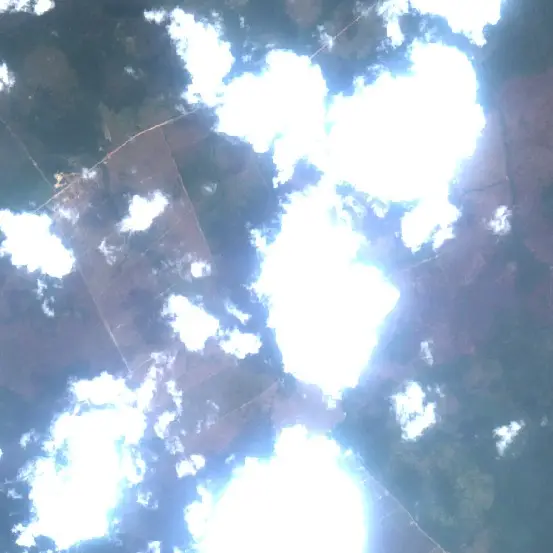 After — Apuí (Sentinel-2, 2026-10-15)
