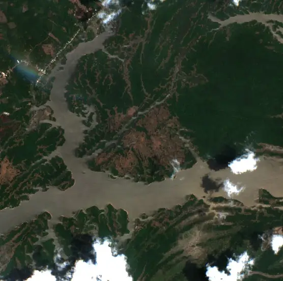 After — Caapiranga (Sentinel-2, 2026-10-06)