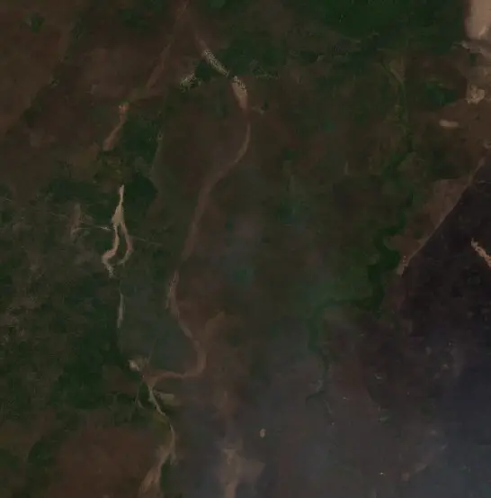After — Luciara (Sentinel-2, 2026-09-23)
