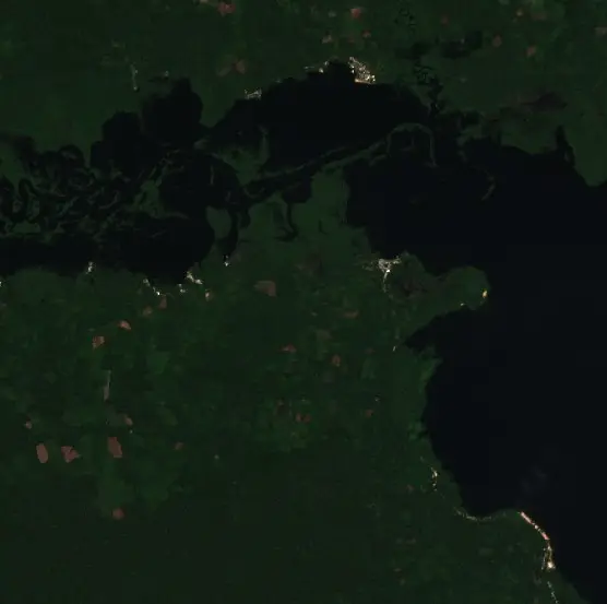 Antes — Alvarães (Sentinel-2, 2026-08-12)