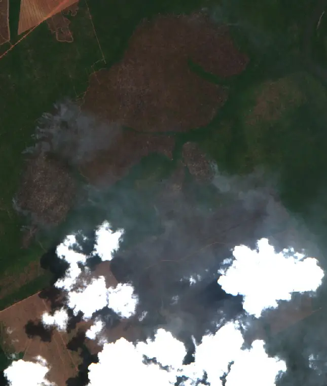 After — Nova Maringá (Sentinel-2, 2026-10-09)