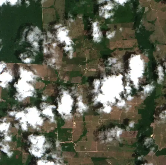 After — Capitão Poço (Sentinel-2, 2026-10-18)