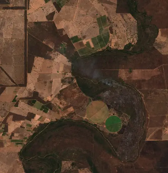 After — Jaíba (Sentinel-2, 2026-10-07)