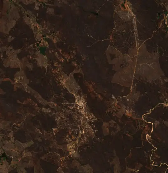 Before — Anagé (Sentinel-2, 2026-08-22)