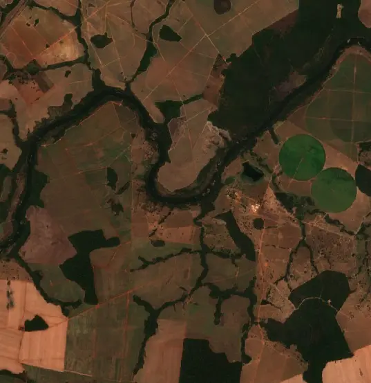 Antes — Nova Glória (Sentinel-2, 2026-08-24)
