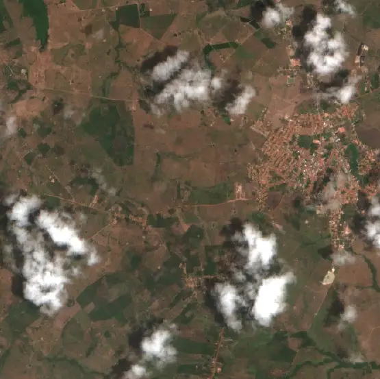 After — Pio XII (Sentinel-2, 2026-10-20)