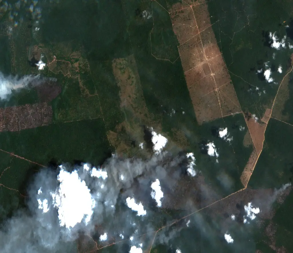 After — Santarém (Sentinel-2, 2026-10-12)