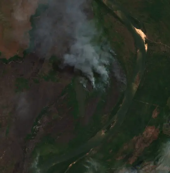 Depois — Ribeirão Cascalheira (Sentinel-2, 2026-09-16)