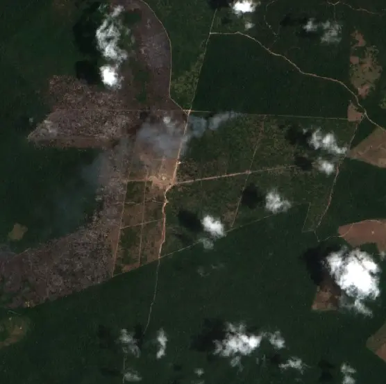 After — Uruará (Sentinel-2, 2026-10-12)