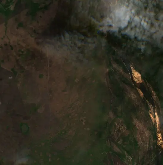 After — Pium (Sentinel-2, 2026-10-03)