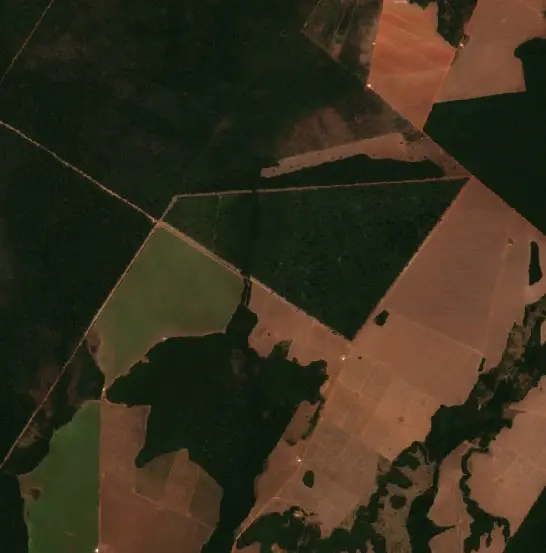 Before — Nova Santa Helena (Sentinel-2, 2026-08-18)