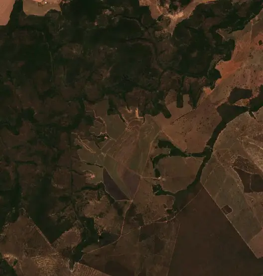 After — Serranópolis (Sentinel-2, 2026-09-03)