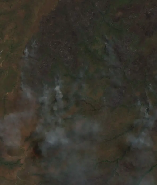 Depois — Ribeirão Cascalheira (Sentinel-2, 2026-09-21)