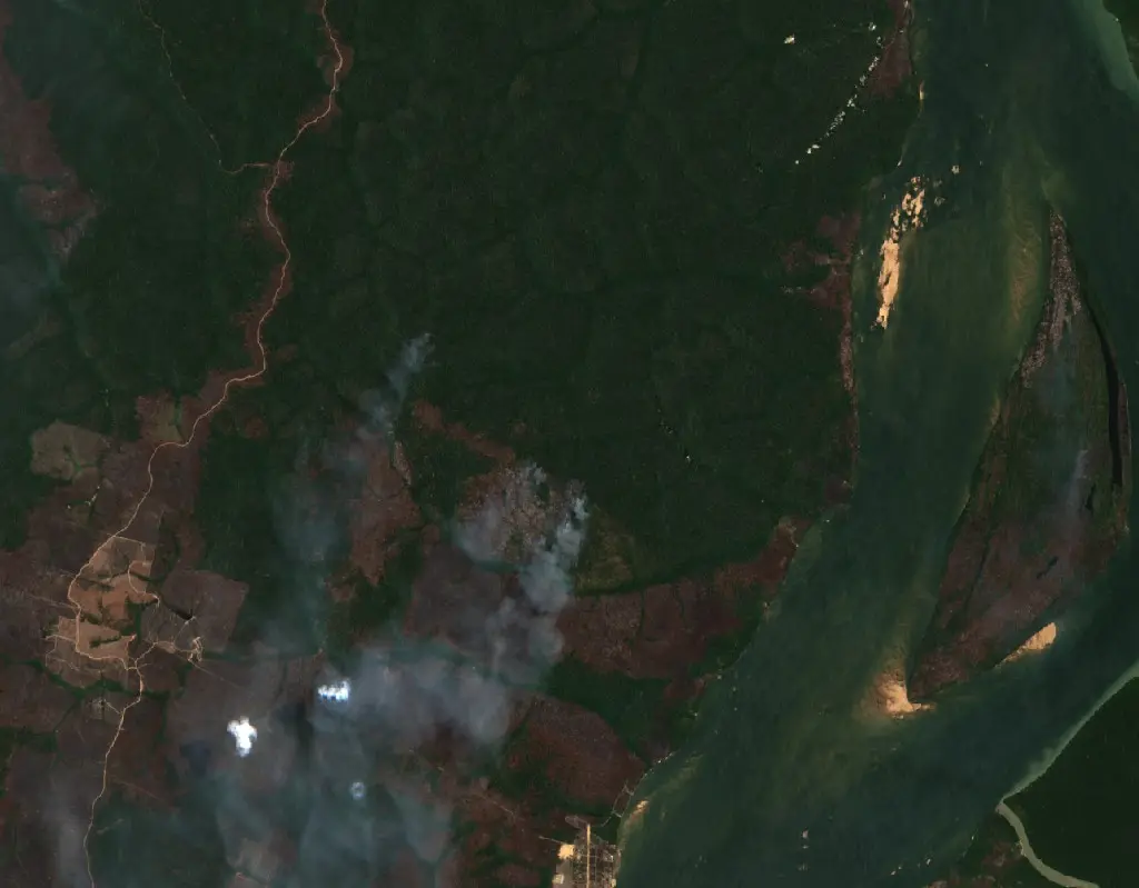 After — Jacareacanga (Sentinel-2, 2026-09-22)