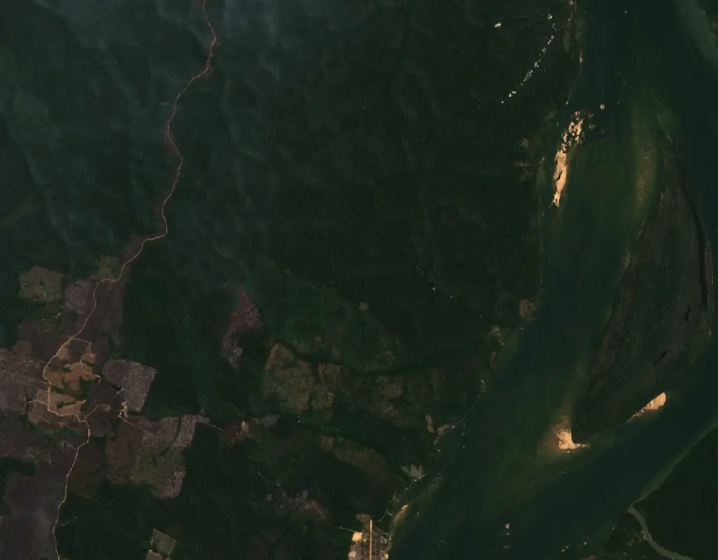 Before — Jacareacanga (Sentinel-2, 2026-08-21)
