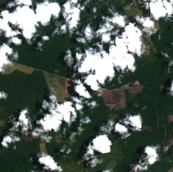 After — Portel (Sentinel-2, 2026-09-24)