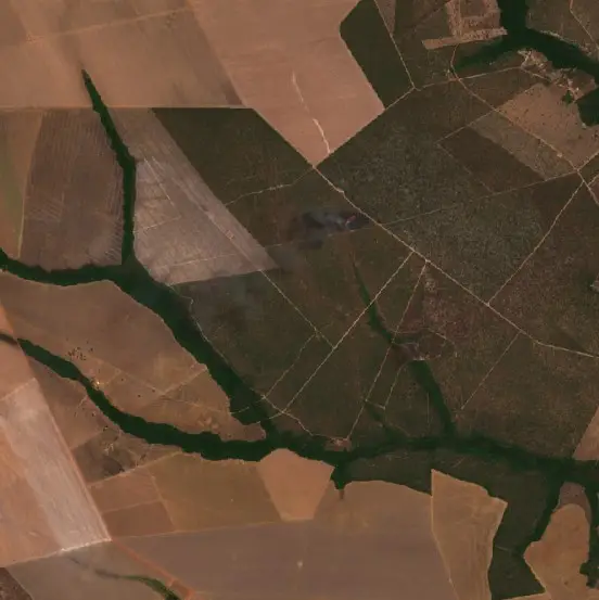 Depois — São Raimundo das Mangabeiras (Sentinel-2, 2026-09-15)