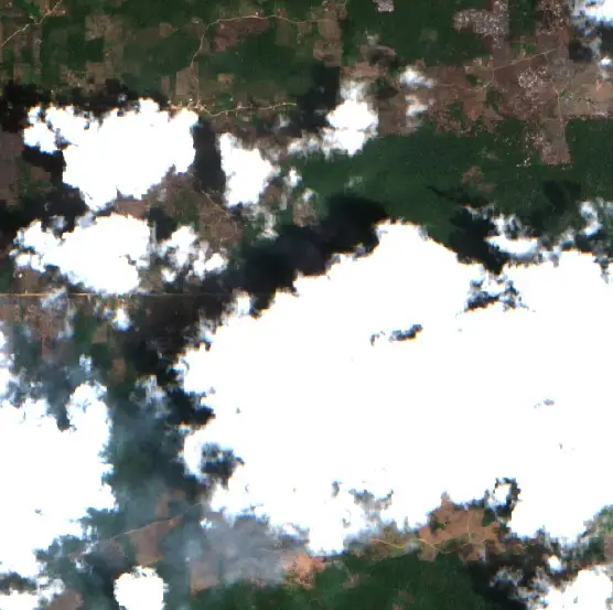 After — Monte Alegre (Sentinel-2, 2026-10-19)