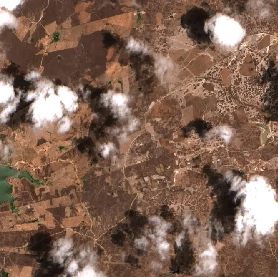 Depois — Milhã (Sentinel-2, 2026-10-19)
