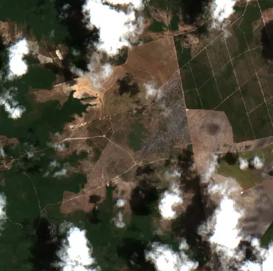 After — Urbano Santos (Sentinel-2, 2026-10-05)
