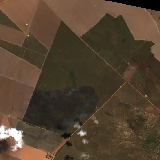 After — Ribeiro Gonçalves (Sentinel-2, 2026-10-05)