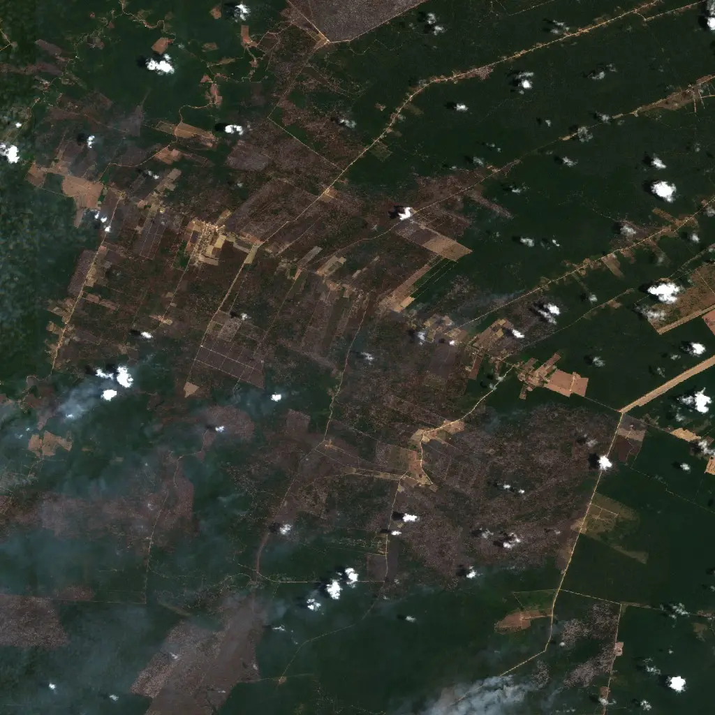 After — Santarém (Sentinel-2, 2026-10-12)