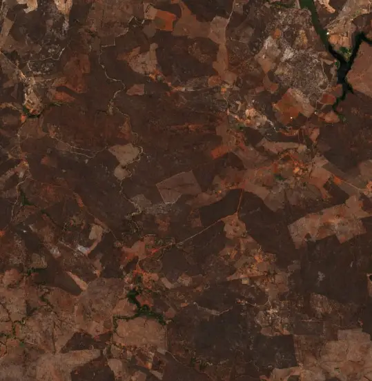 After — Aracatu (Sentinel-2, 2026-10-01)