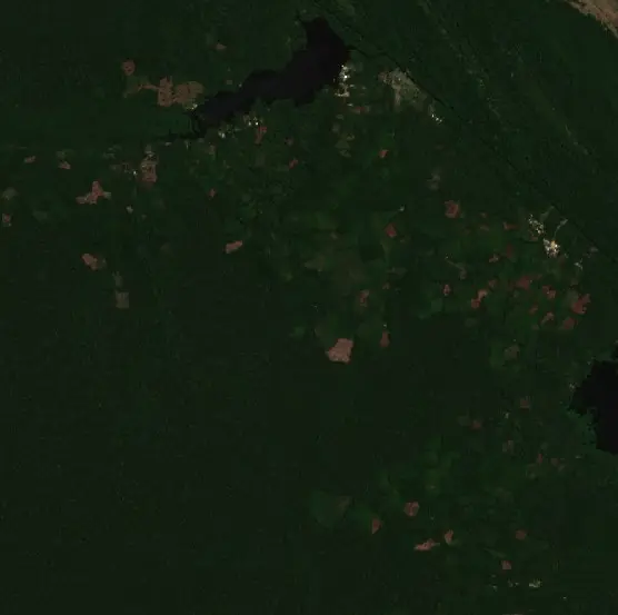 Before — Tefé (Sentinel-2, 2026-08-30)