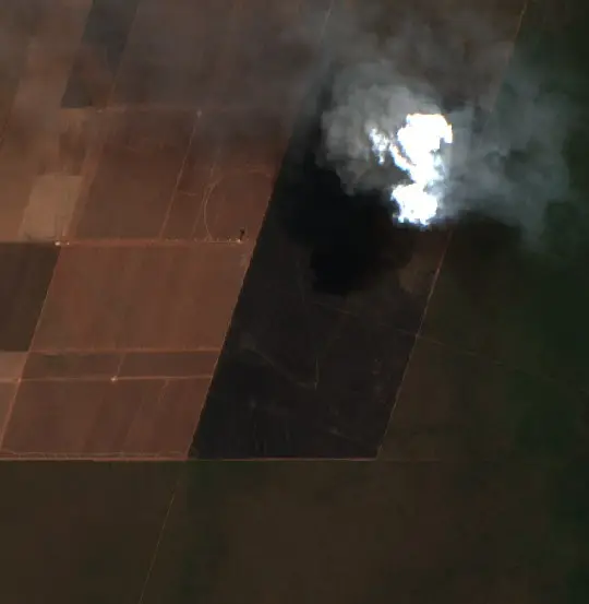 After — Sapezal (Sentinel-2, 2026-09-02)