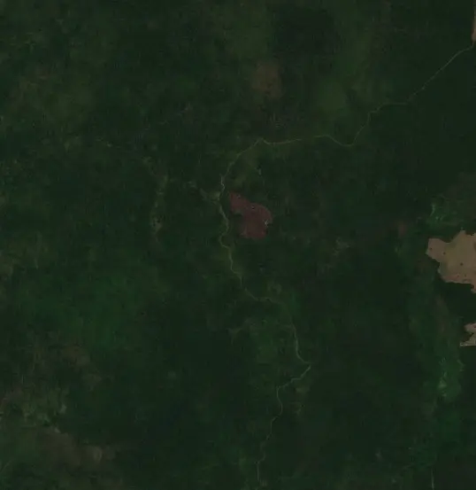 After — Conquista d'Oeste (Sentinel-2, 2026-10-05)