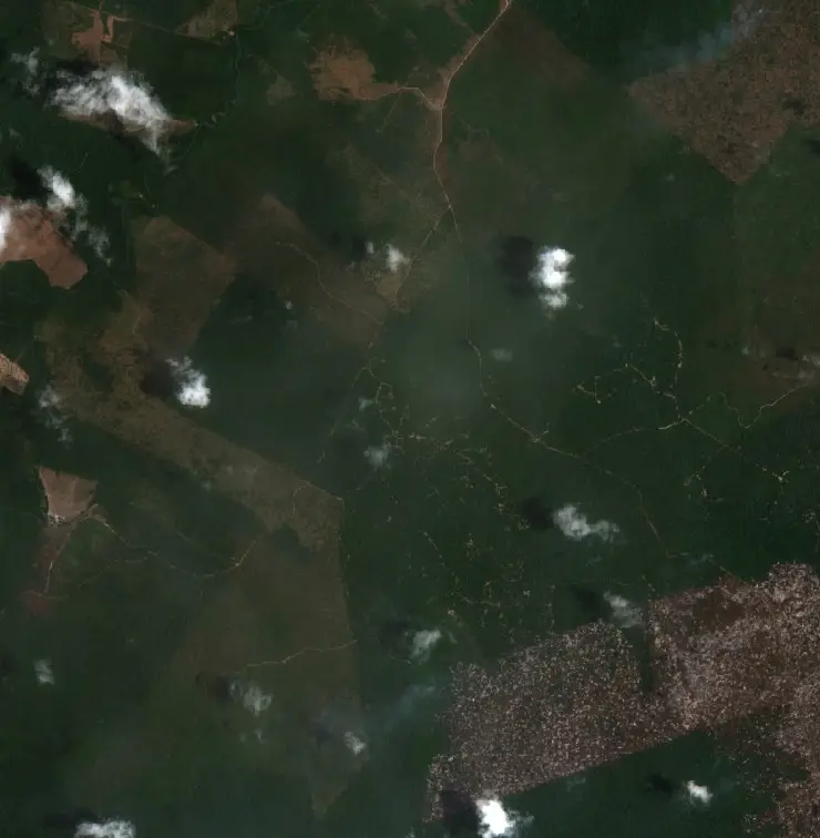 After — Uruará (Sentinel-2, 2026-10-12)