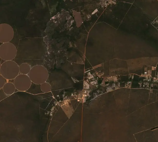After — Mucugê (Sentinel-2, 2026-10-01)