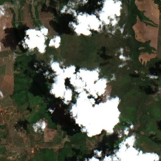 After — Lagoa do Mato (Sentinel-2, 2026-10-05)