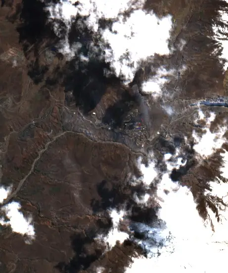 Después — Machalí (Sentinel-2, 2026-10-14)
