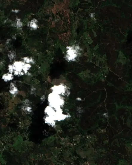 After — Nacimiento (Sentinel-2, 2026-10-14)