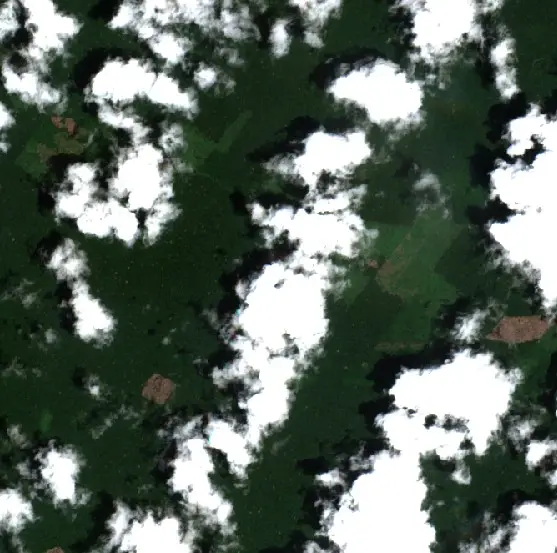 After — Cartagena del Chairá (Sentinel-2, 2026-10-13)