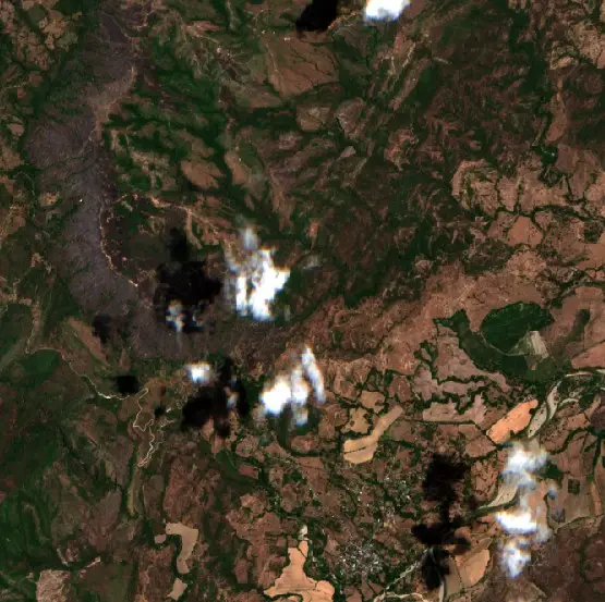 After — Ortega (Sentinel-2, 2026-09-09)