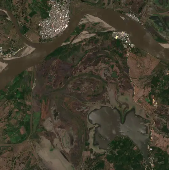 After — El Peñón (Sentinel-2, 2026-09-09)