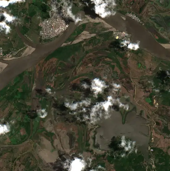 Before — El Peñón (Sentinel-2, 2026-08-25)