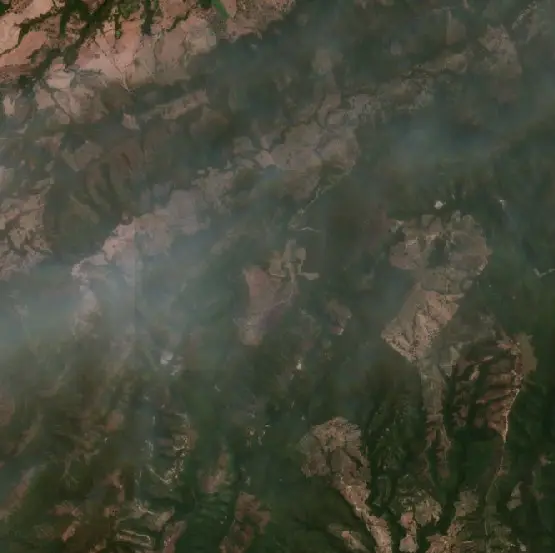 Antes — Coello (Sentinel-2, 2026-08-25)