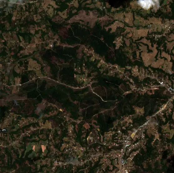 Después — Cajibío (Sentinel-2, 2026-09-12)