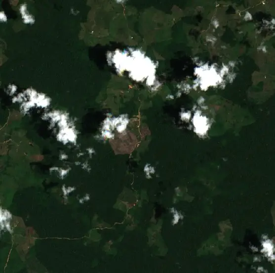 Después — Puerto Guzmán (Sentinel-2, 2026-10-06)